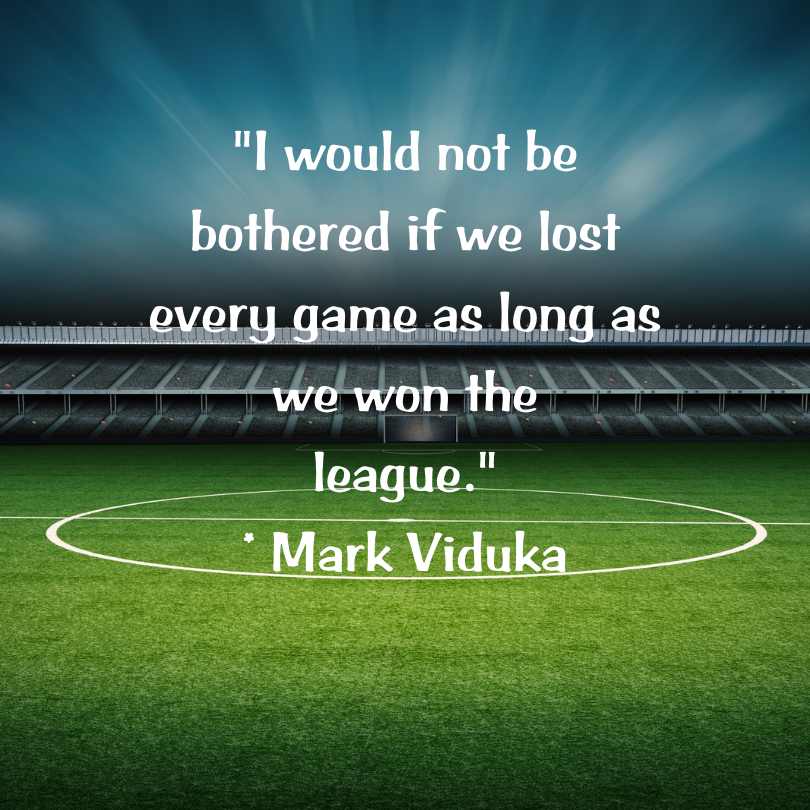Soccer Quote Mark